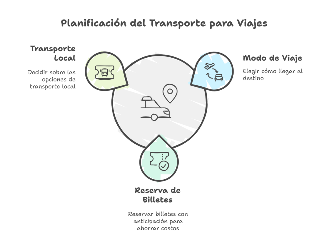 Reservaremos con antelación y planificaremos el transporte de tu viaje