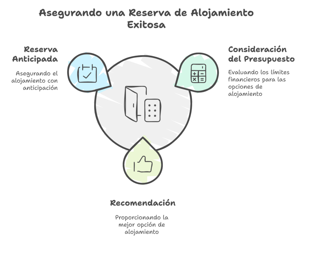 Reservamos y aseguramos el mejor alojamiento anticipadamente
